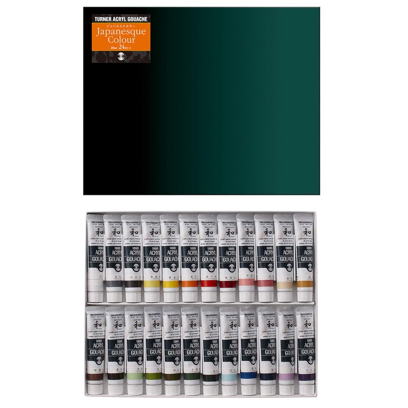 Turner Colour Works TURNER AGJ2024C Acrylic Gouache Japanesque Color Set of 24 Colors (A) 0.7 fl oz (20 ml) (No. 6) - Image 1